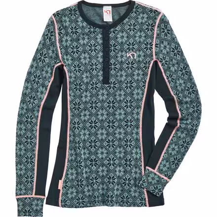 Rose Long-Sleeve Crew Top - Women's