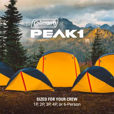 Peak1 Dome Tent: 6-Person 3-Season
