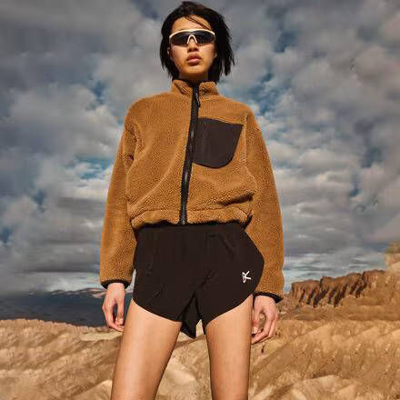 Cropped Pile Fleece Jacket - Women's