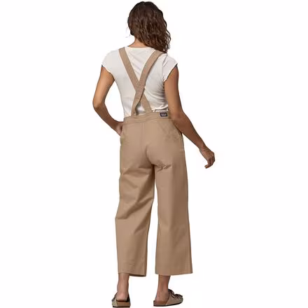 Stand Up Cropped Overalls - Women's
