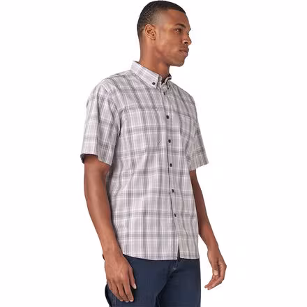 Flex Plaid Short-Sleeve Shirt - Men's
