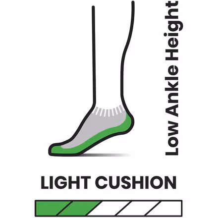 Hike Light Cushion Low Ankle Sock