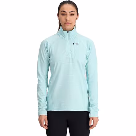 Vigor Grid Fleece Quarter-Zip Jacket - Women's