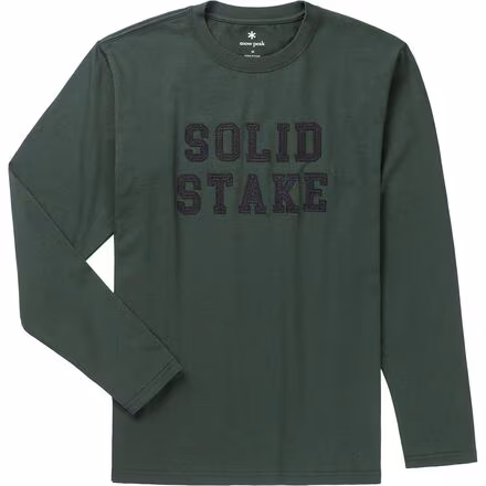 Solid Stake Felt Logo Long-Sleeve T-Shirt - Men's