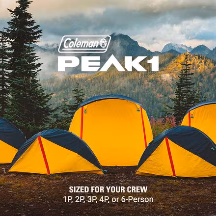 Peak1 Backpacking Tent: 3-Person 3-Season