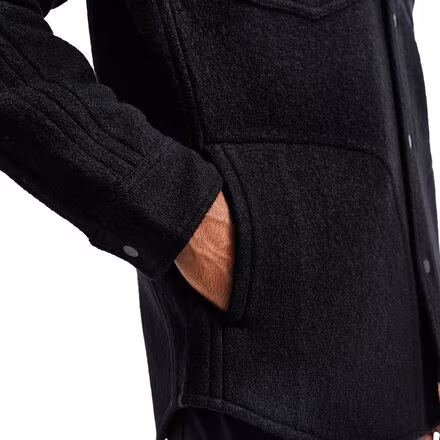 Wool Long-Sleeve Overshirt - Men's