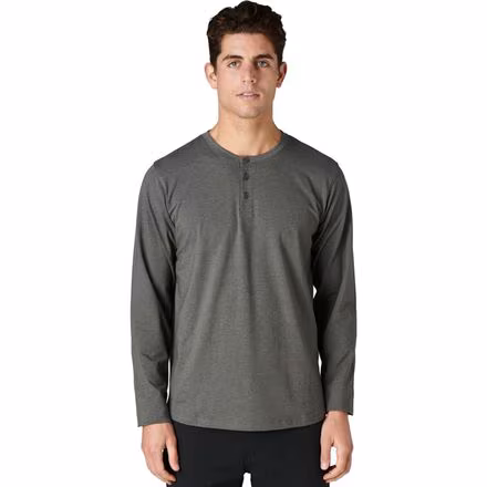 X Cotton Long-Sleeve Henley - Men's