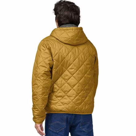 Diamond Quilted Bomber Hooded Jacket - Men's
