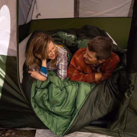 Grizzly Glades 25F 2P Hooded Sleeping Bag: 25F Synthetic