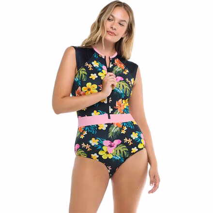 Tropical Island Stand Up Paddle Rashguard - Women's