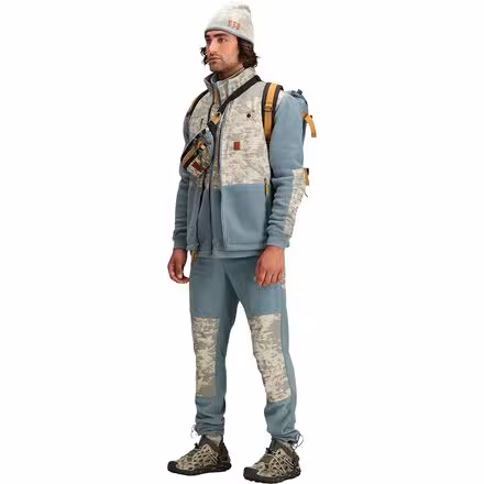 Mountain Printed Fleece Pants - Men's
