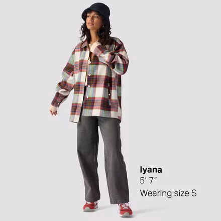 Flannel Shirt Jacket - Women's