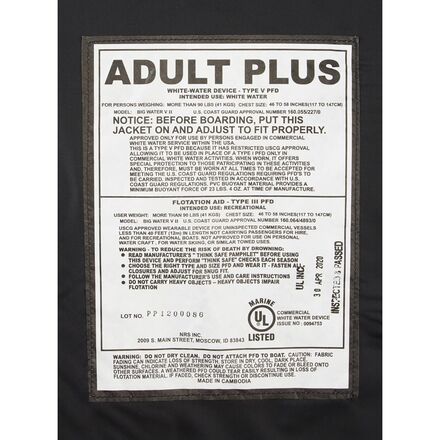 Big Water V Personal Flotation Device