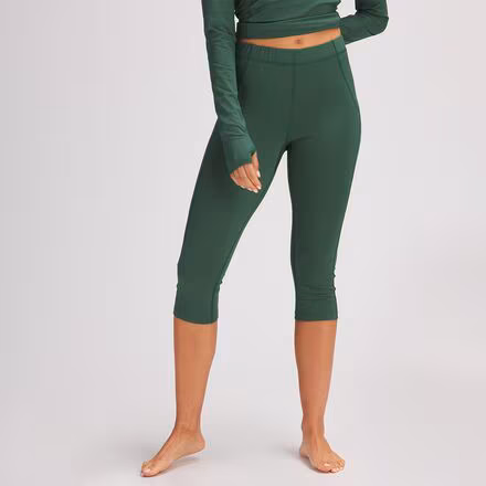 Lightweight Poly Calf-Length Baselayer Bottom - Women's