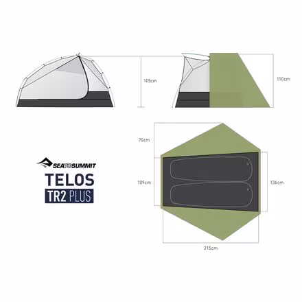 TELOS TR2 PLUS Tent: 2-Person 3-Season