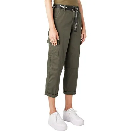 Relaxed Fit Cropped Cargo Pant - Women's