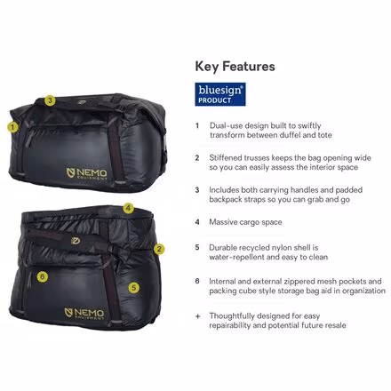 Double Haul Convertible Duffel 70L Bag