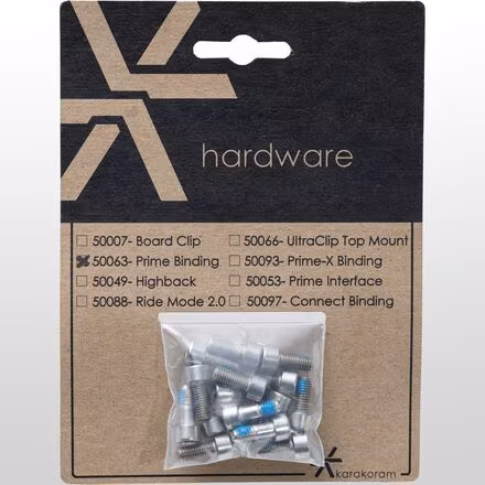 Prime Binding Hardware