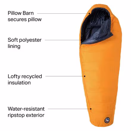Lost Dog Sleeping Bag: 0F Synthetic