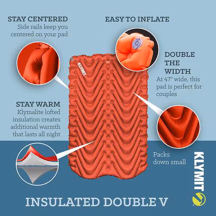 Insulated Double V Sleeping Pad