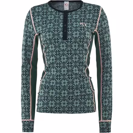 Rose Long-Sleeve Crew Top - Women's