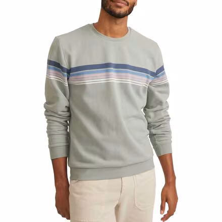 Chest Stripe Crewneck Sweater - Men's