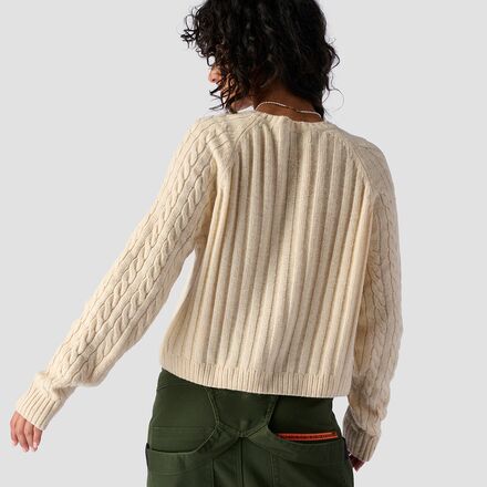 Cable Crewneck Sweater - Women's