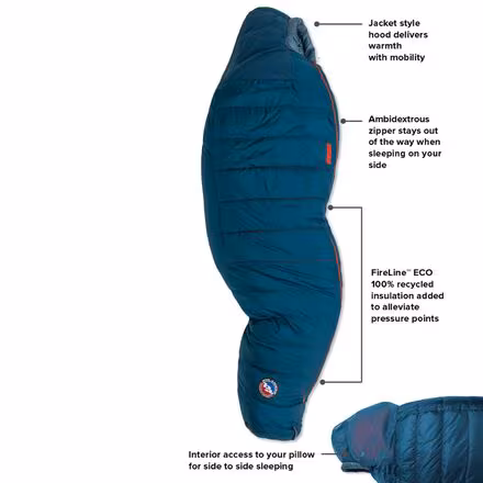 Sidewinder SL Sleeping Bag: 20F Down