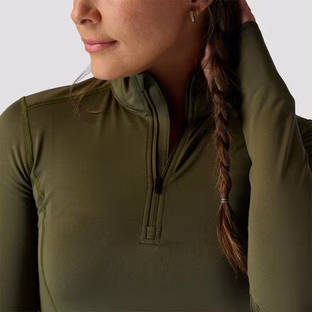 Lightweight Poly 1/4-Zip Baselayer Top - Women's