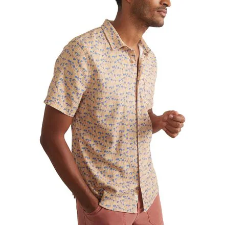 Short-Sleeve Stretch Selvage Shirt - Men's