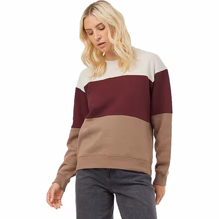TreeFleece Blocked Crew Sweater - Women's