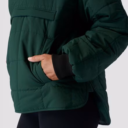 Quilted 1/2 Snap Pullover - Women's