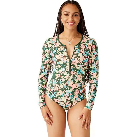 All Day Long-Sleeve One-Piece Swimsuit - Women's