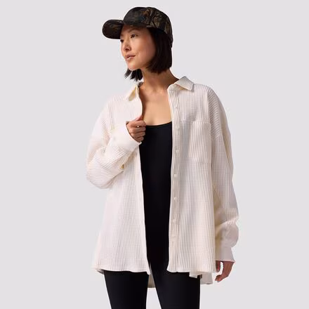 Waffle Button-Up - Women's