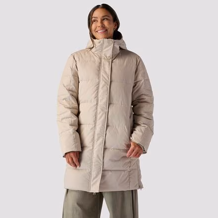 Insulated Snap Front Parka - Women's