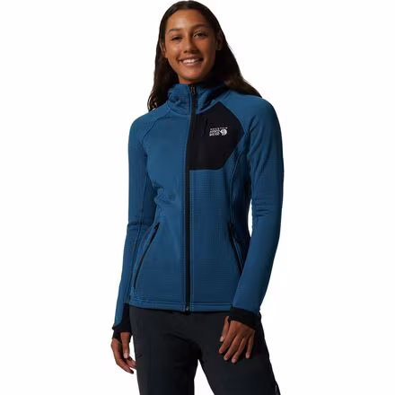Polartec Power Grid Full-Zip Hooded Jacket- Women's
