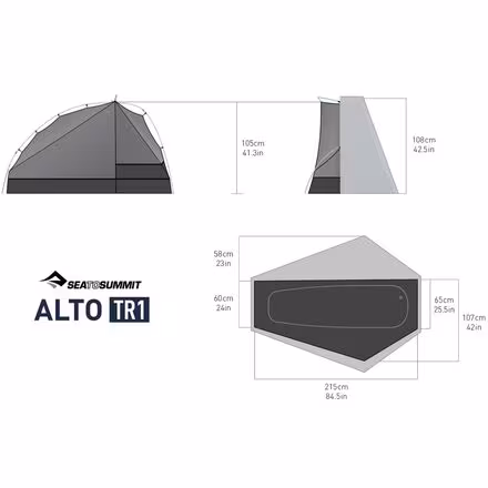 ALTO TR1 Tent: 1-Person 3-Season