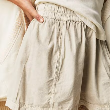 Get Free Poplin Pull-On Short - Women's