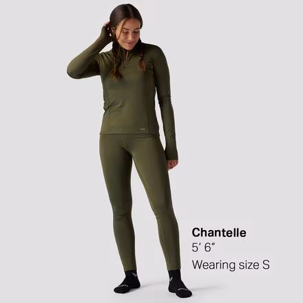 Lightweight Poly 1/4-Zip Baselayer Top - Women's