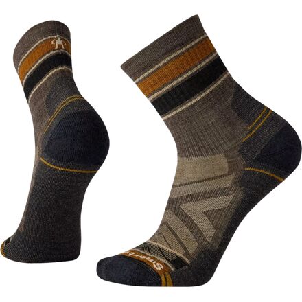 Performance Hike Light Cushion Striped Mid Crew Sock