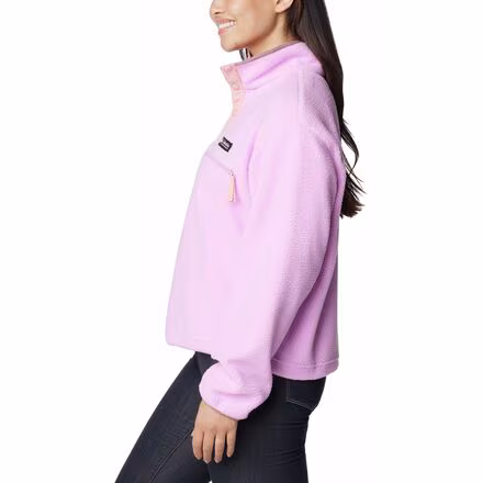 Helvetia Cropped Half Snap Pullover - Women's