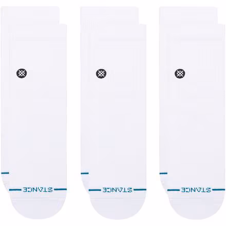Icon Quarter Sock - 3-Pack