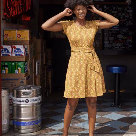 Cue Wrap Short-Sleeve Shirt Dress - Women's