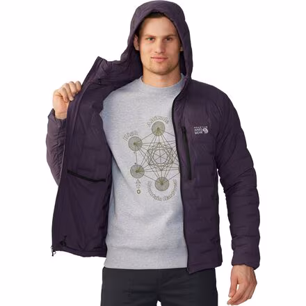 StretchDown Hooded Jacket - Men's