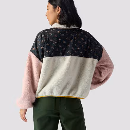 The Plush Colorblock Terrain 1/2-Zip Jacket - Women's