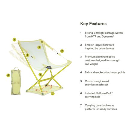 Moonlite Elite Reclining Camp Chair (Citron)