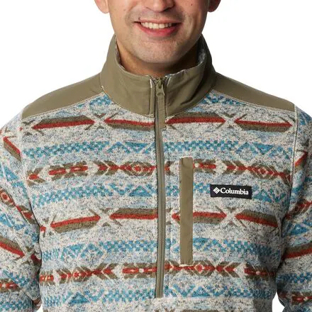 Sweater Weather II Printed 1/2-Zip Fleece - Men's