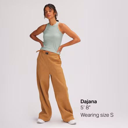 Wide Leg Fleece Pant - Women's