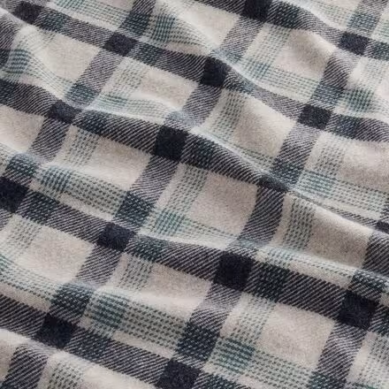 Eco-Wise Wool Washable Fringe Throw Blanket