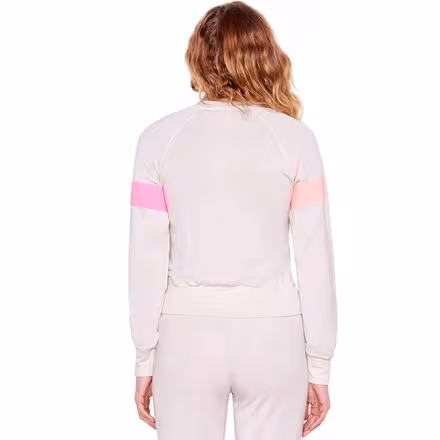 2 Tone Stripe Sweatshirt - Women's